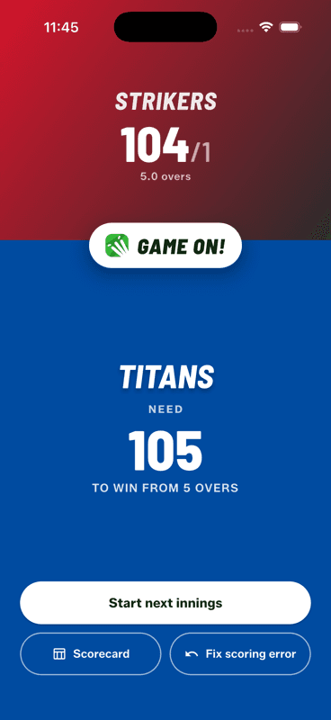 After the innings: Fix scoring error