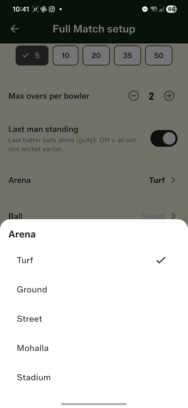 Arena picker