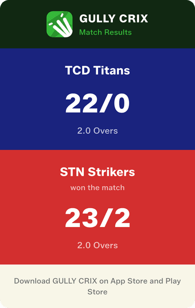 Clean match card ready to share anywhere