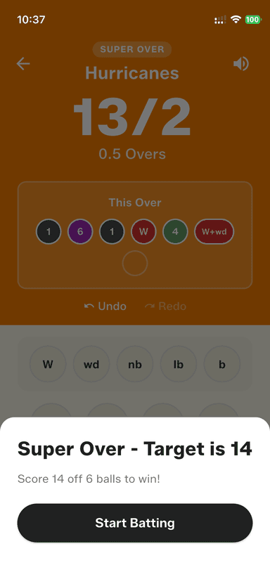 Target set — second team knows exactly what they need